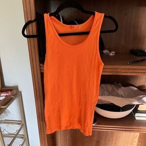 Johnny Was Orange Tank Top